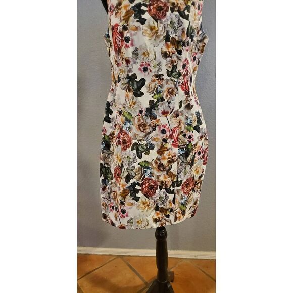 Adam Lippes Sheath Floral Print Sleeveless Cotton Twill Mini Dress NWT – Women’s - Picture 2 of 15